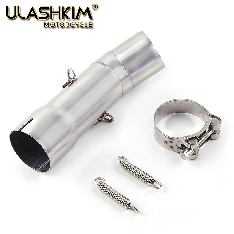 Motorcycle Full System Muffler Escape Exhaust Middle Link Pipe Accessories Slip On For Yamaha Fazer FZ8 FZ8N FZ800 2010 to 2015 |