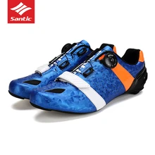 2018 Santic New Arrival Breathable Pro Self-Locking Cycling Shoes Road Bike Bicycle Shoes Ultralight Athletic Sneaker