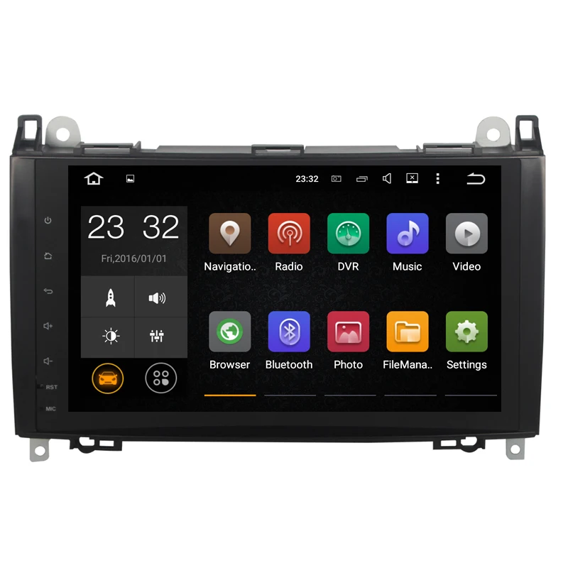 Android 8 1 2 Din 9 дюймовый автомобильный DVD GPS Видео плеер для Mercedes/Benz/спринтер/Viano/Vito/B
