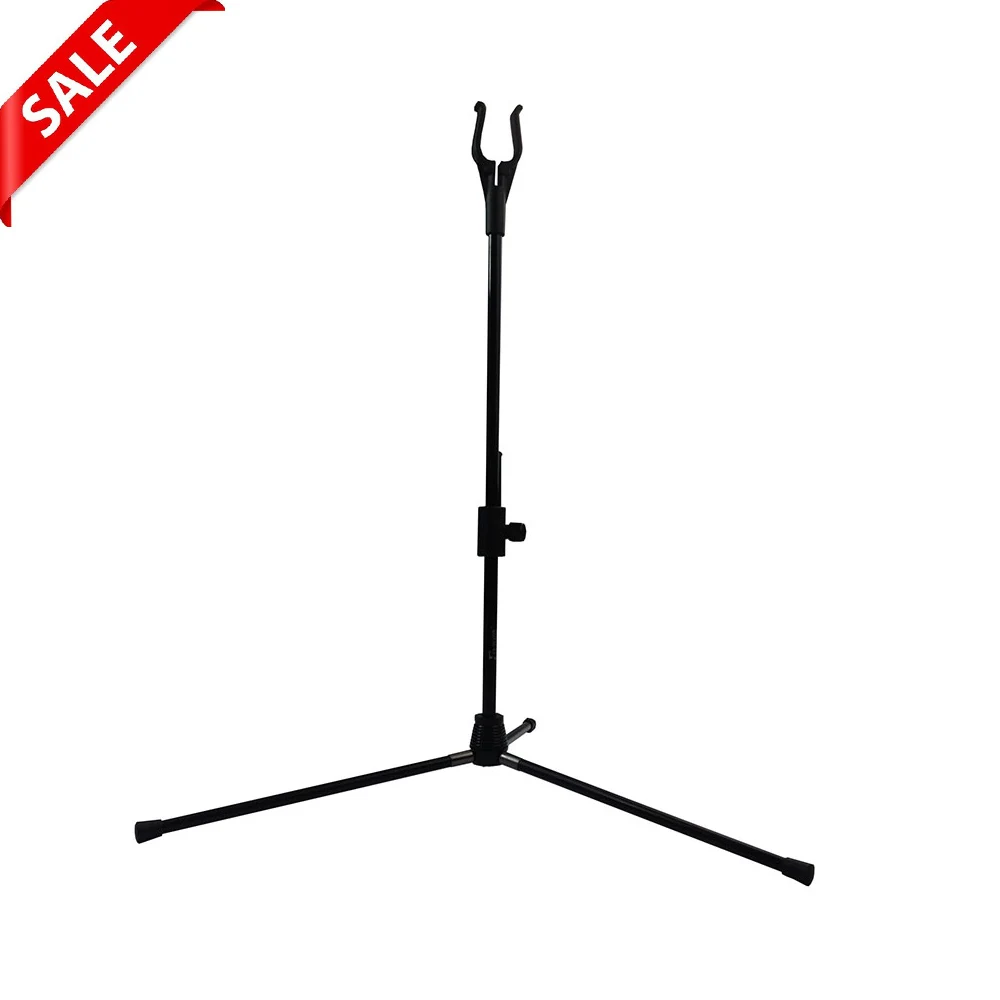

1pc Archery Bow Stand Bow Stand Holder Black For Recurve Bow Arrow Accessories Hunting Tool Outdoor Sport Free Shipping