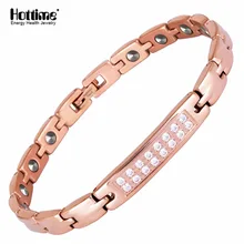 Экспорт в Корею и Японии SGS аутентификации 17 шт. 99.9999% германия браслет активировать клетки и продлить жизнь энергии ювелирных изделий