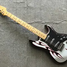 Shelly магазин завод на заказ огненная ST гитара хром скольжения пикап F пластина для крепления грифа 6 струн электрогитара s музыкальный инструмент магазин