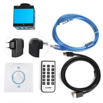 

Microscopio Trinocular 14MP 720P HDMI USB Industry Microscope Camera TF Card Video Recorder Camera 100-240V Microscopio