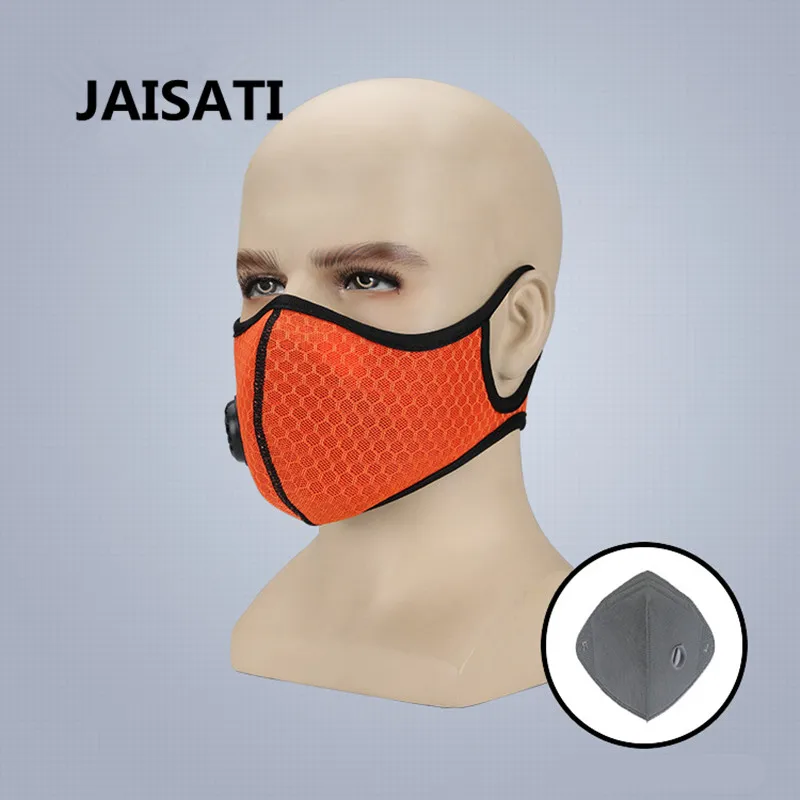 

JAISATI Anti-fog pm2.5 activated carbon mask dustproof windproof warm bicycle mountain bike riding mask