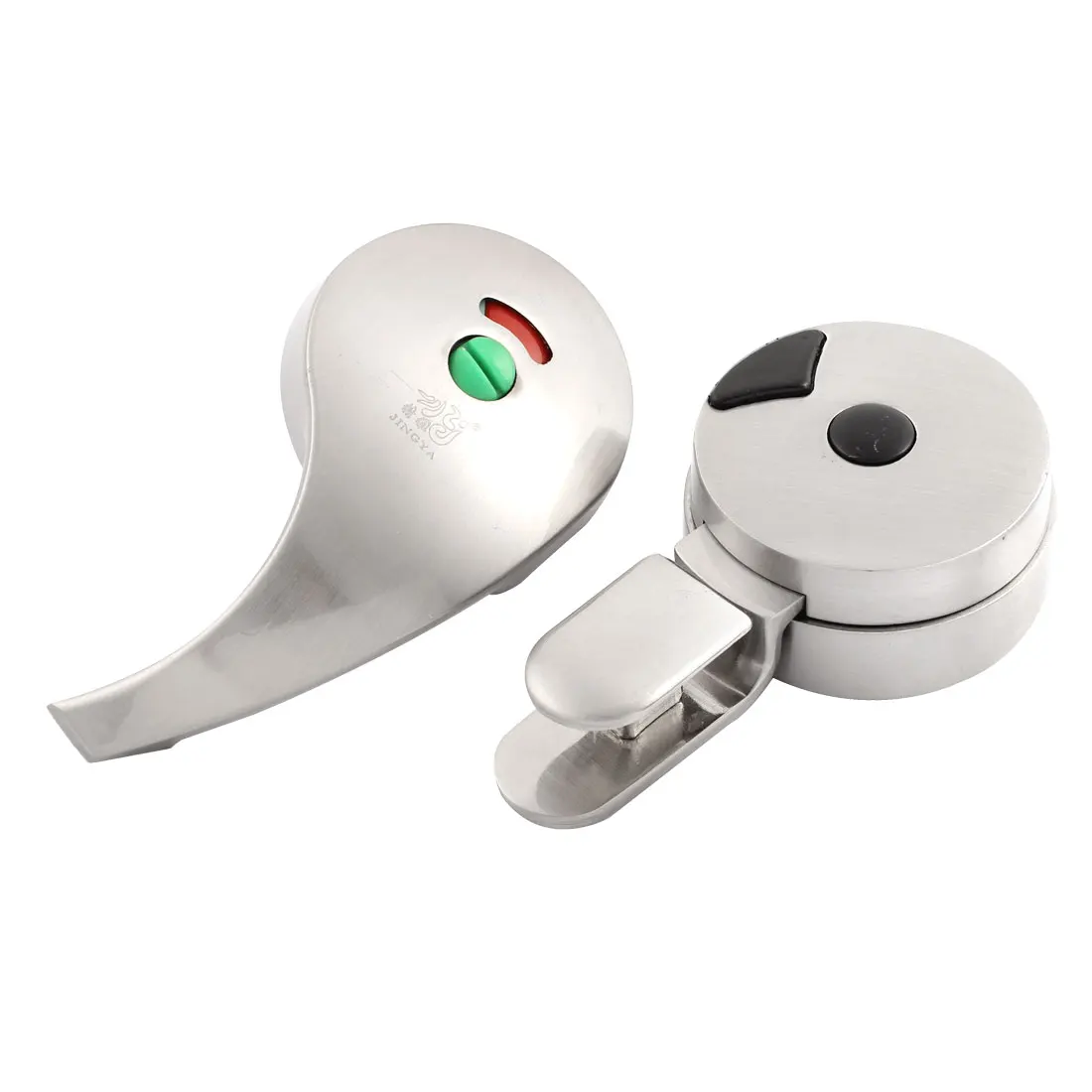 

UXCELL Public Toilet Partition Vacant Engaged Rotating Knob Bolt Door Lock Indicator