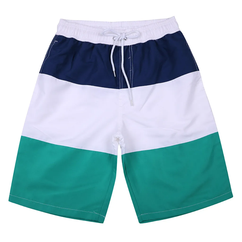 Lightweight Mens Beach Shorts Surf Swim Trunks Board Shorts With Mesh Lining Boy