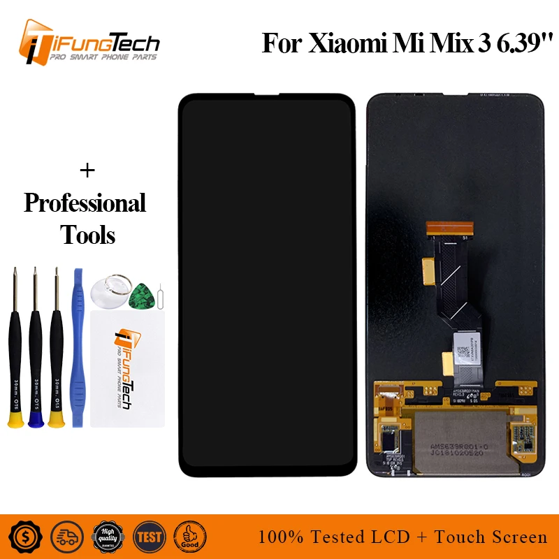 

For Xiaomi Mi Mix 3 LCD Display Touch Screen Digitizer Assembly With Frame Mi Mix3 LCD Replacement Parts for xiaomi mix 3 lcd