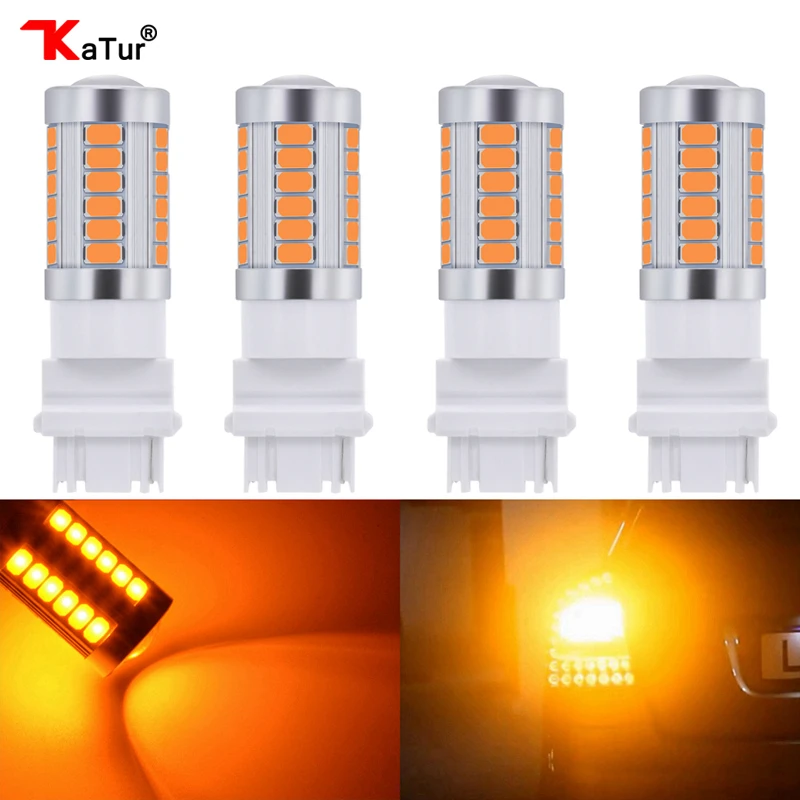 4 шт. T25 3156 33 SMD светодиодные лампы 5630 Светодиодные Автомобильные задние тормозные