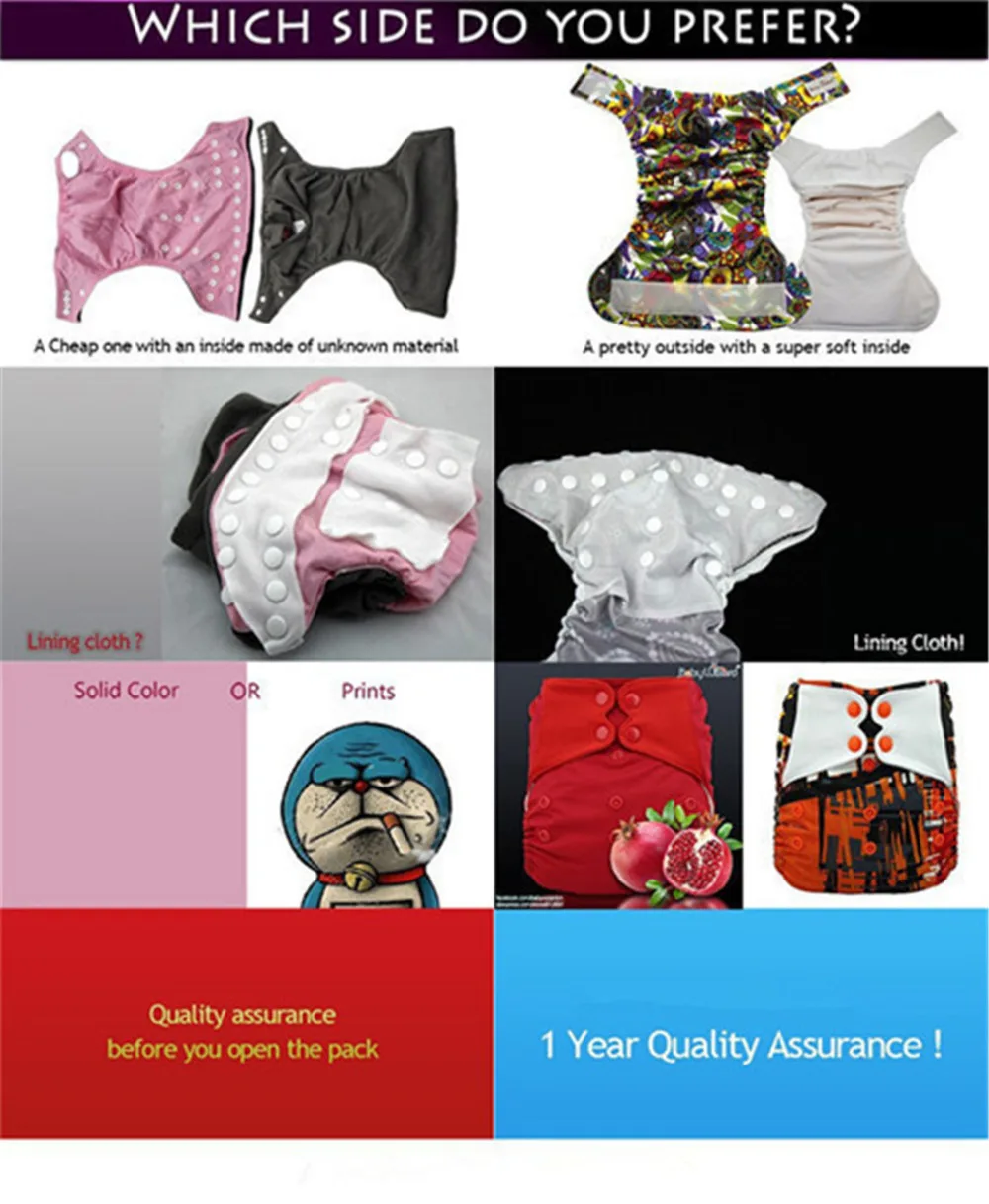kawaii baby cloth diapers