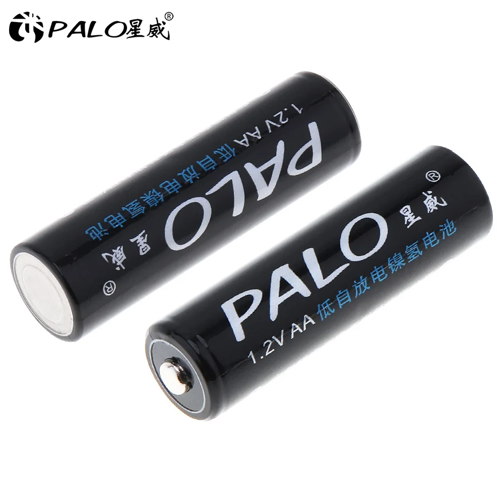 PALO оригинальные 1,2 V AA перезаряжаемые батареи 3000mAh Ni-MH AA перезаряжаемая батарея для камеры анти-падения игрушечного автомобиля