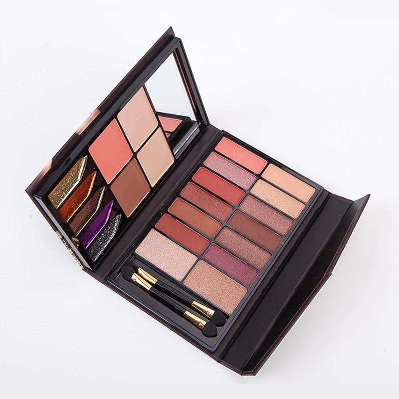 

Anylady Makeup Set Diamond Glitter Eyeshadow + Highlighter + Blusher + Lipstick + Powder+ Matte Shimmer Eye Shadow Palette