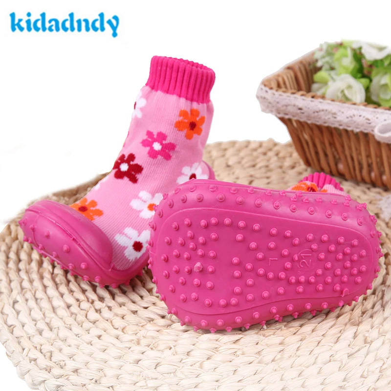 

Baby Socks Girls for Newborns Warm Floor Rubber Soles Anti Slip Toddler Socks HJS7159