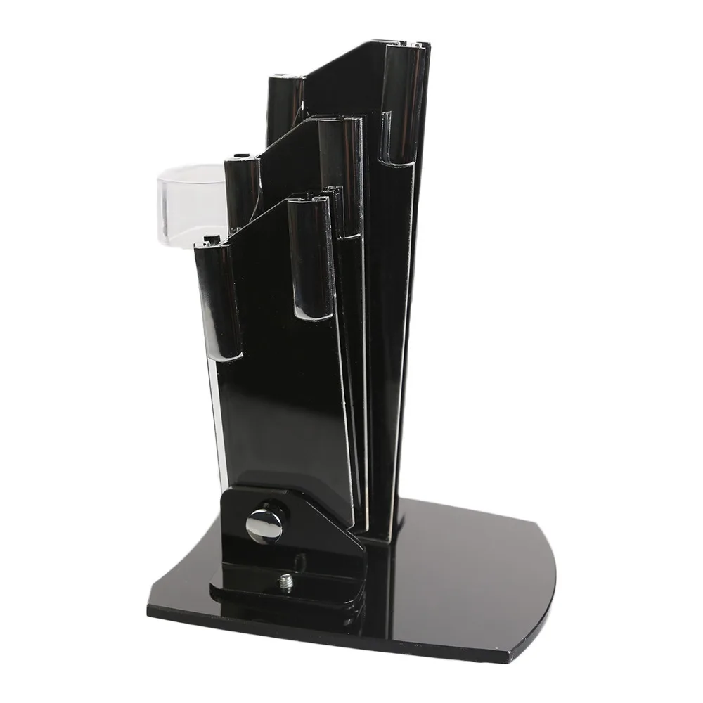Stand for knives kitchen accessories Black Acrylic knife holder for 3"4