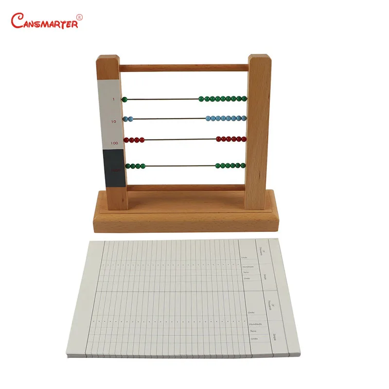 Soroban Abacus Frame Toy Children Montessori Materials Educational Game Teaching Aids Learning Math Toys Wooden Friendly MA070-3 Soroban Abacus Frame Toy Children Montessori Materials Educational Game Teaching Aids Learning Math Toys Wooden Friendly MA070-3