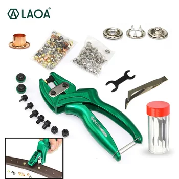 

LAOA Multifunction Hole Puncher Leather Punch Pliers Aluminium alloy Button Eyelet Puncher Belt Plier