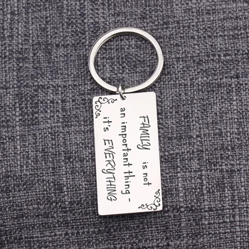 

Keyring Family Is Not An Important Thing It`s Everything Keychain Bag Charms Families Present Souvenir Keepsake Accessories