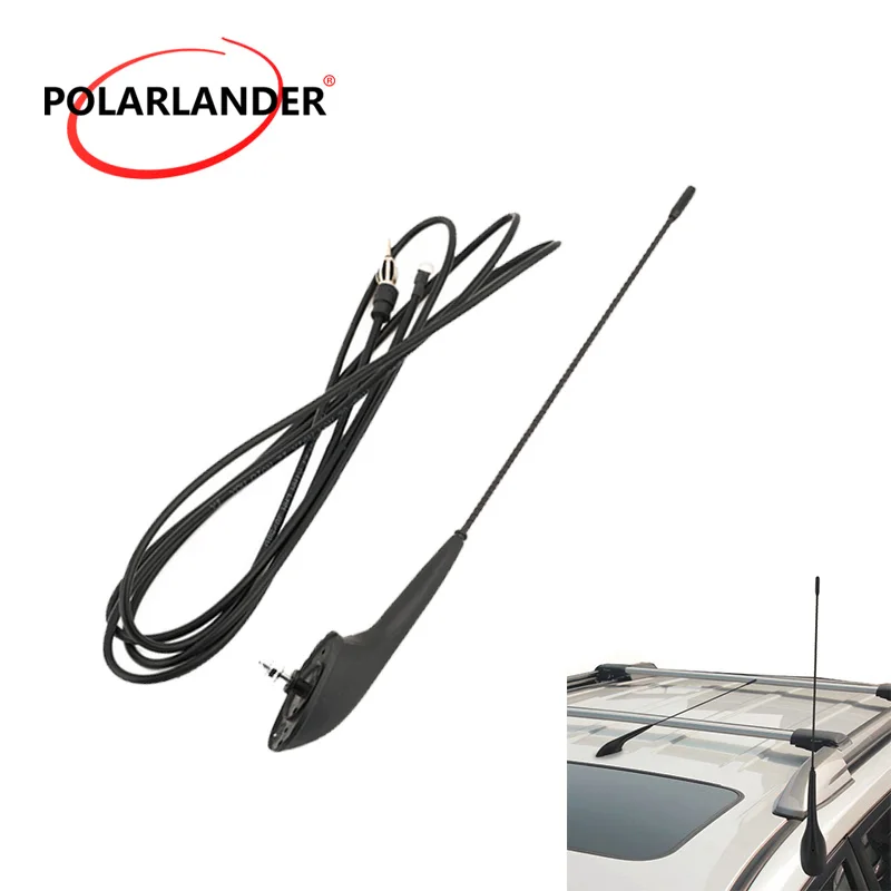 Car Radio Digital Aerial Black AM/FM Top Roof Mount Bus Base Kit Stereo Antennain Aerials from