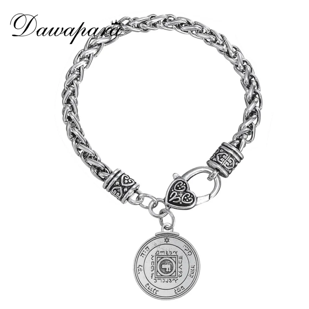 Dawapara Ultimate Love Talisman Venus Pentacle Key of Salomon Wiccan ювелирные изделия для мужчин Браслет
