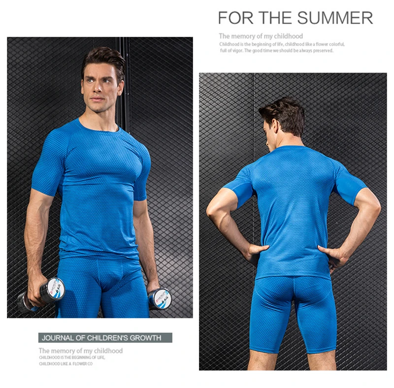 Lovmove, рубашка для бега, компрессионная, быстросохнущая, дышащая, спортивная рубашка, Elstic Sweat, Спортивная рубашка для фитнеса, Мужская одежда, Рашгард