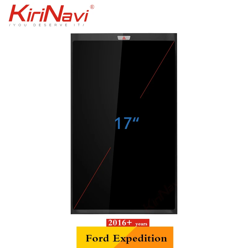 Sale KiriNavi Vertical Screen Tesla Style Android Touch display 17" Car Gps Navigation For Ford expedition Touch Screen Radio WIFI 4G 1