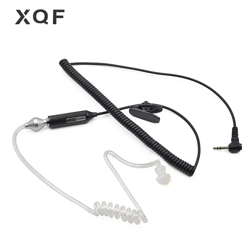 

XQF 2.5mm FBI Air Tube Earpiece Headset PTT Mic for Motorola Walkie Talkie Talkabout Radio TLKR T60 T80 T3 T5 T7