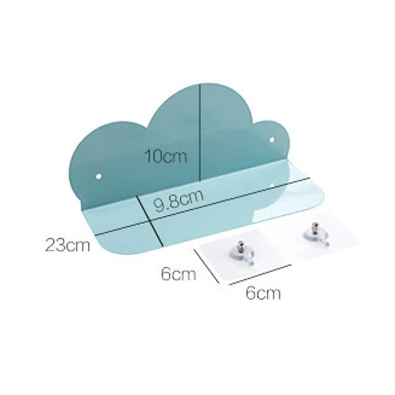 1 шт., креативная железная настенная полка с облаком, настенная вешалка, полка для гостиной, спальни, Настенная Декорация, домашняя полка для хранения мелочей
