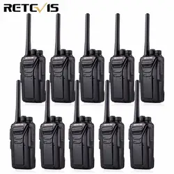 10 шт. Retevis RT27 RT27V лицензий MURS/ФРС/PMR446 12,5 кГц 0,5 Вт/2 Вт аналоговый портативной радиостанции Walkie Talkie КВ трансивер