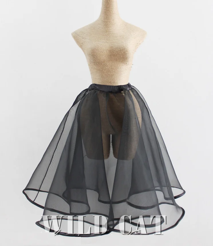 Puffy Petticoat Under Skirt Transparent See Through Clear Lolita Skirt