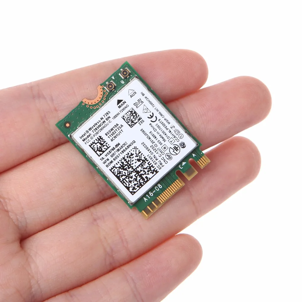Для Intel Беспроводной-N 7265 7265NGW BN Dual Band 2x2 Wi-Fi Bluetooth 4,0 Wi-Fi карты