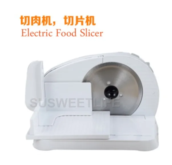 110V/220VElectric Meat Slicers Frozen Beef Mutton Roll Stainless Steel Mincer Vegetable Cutting Machine Adjust Thickness Kitchen