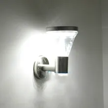 13 светодиодный настенный светильник с пассивным инфракрасным датчиком Солнечный уличный датчик движения из нержавеющей стали