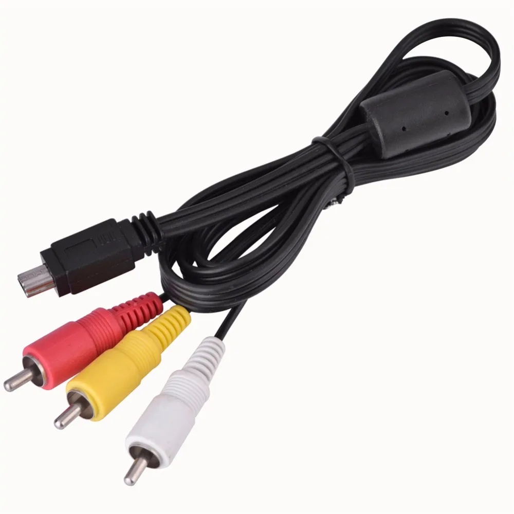 

AV Cable Mini USB to 3 RCA Cable 1.2m Audio Video Cable for Canon Camera IXUS 990 IS 980 IS 970 IS 870 ect For Canon Cables