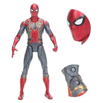 

Infinite War Avengers 3 Spiderman PVC Action Figure 17cm Superhero Figures Spider-man Collectible Model Dolls Toy Endgame Toys