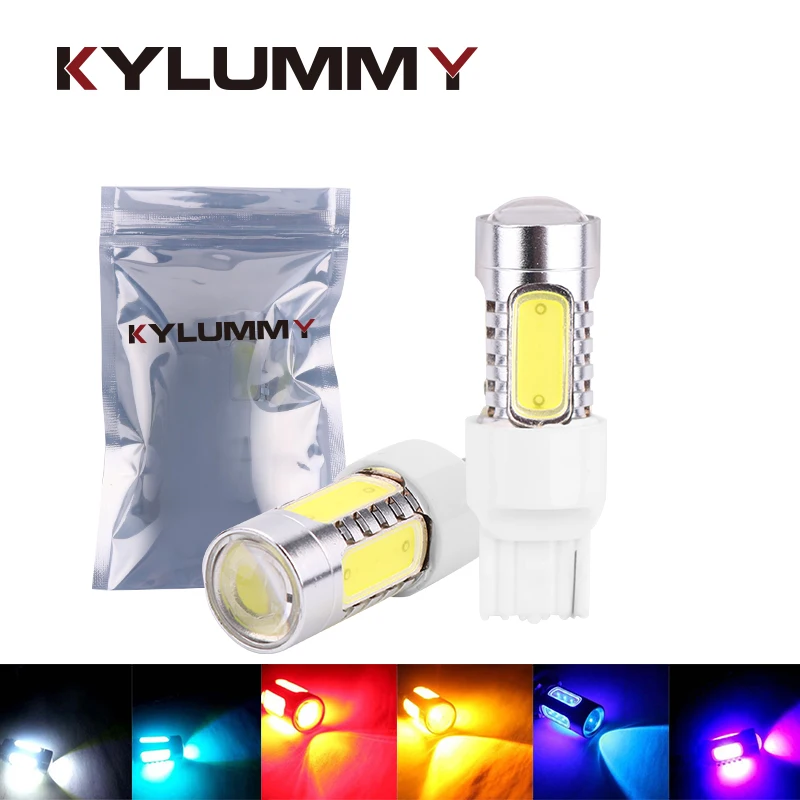 

Car LED Reverse Lights W21W 7440 T20 COB Led Front/Back Turn Signal Light Bulb Auto 6 Colors 5W 12V Tail Lights Signal Lamp