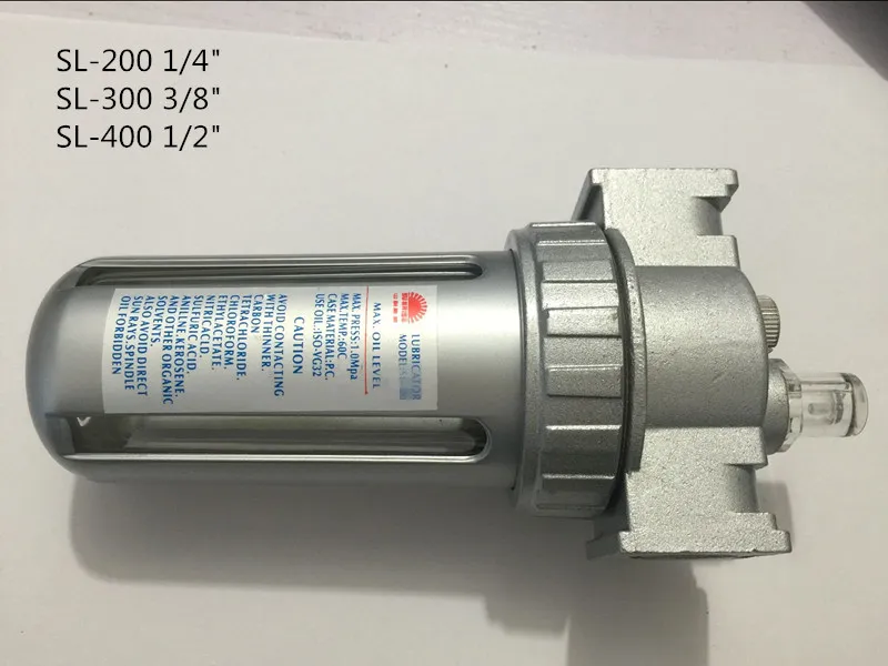 

SL-400 1/2" SL-300 3/8"SL-200 1/4" BSP PNEUMATIC AIR FILTER REGULATOR BRAND