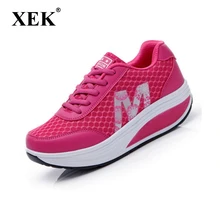 2017 Slimming women running shoes women sneakers Women Platform Fitness Shoes Lady Spring Summmer Fitness shoes #2716