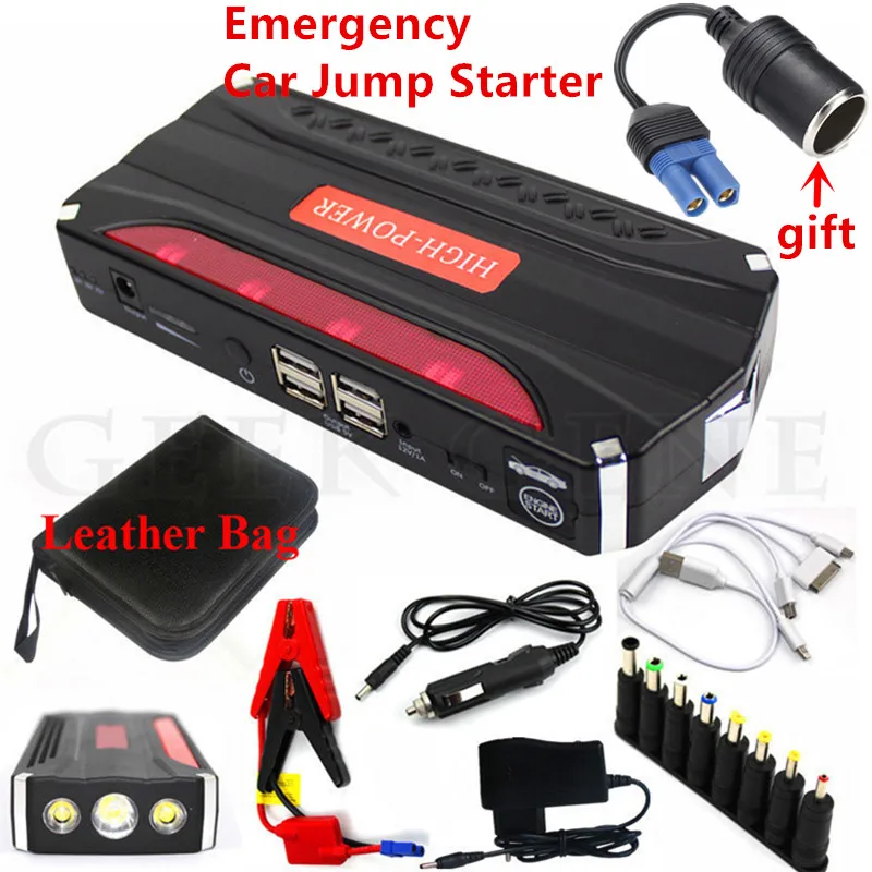 

12000mAh Petrol Diesel Car Jump Starter Power Bank 600A Starting Device Booster Portable 12V Car Charger For Car Battery Buster