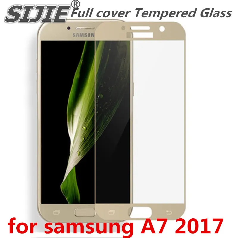 Закаленное стекло с полным покрытием для samsung Galaxy A7 2017 Duos A720 A720F 5 2-дюймовый экран