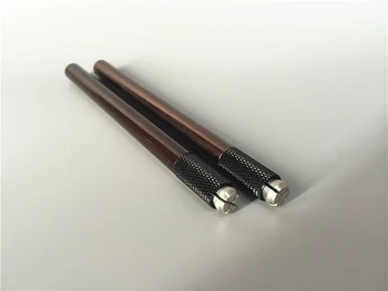 

2PCS Eyebrow Microblading Manual Pen Permanent Makeup Microblading Machine Tattoo Supply Brown Colors
