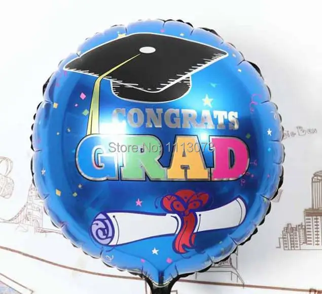 Buy New !!! Aluminium foil school graduation ceremony decoration Mr Graduation