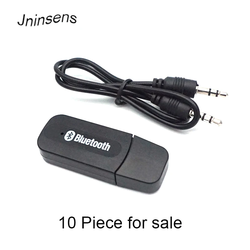 Wholesale 10 Piece Portable Wireless Bluetooth Receiver 3 5mm Jack Bluetooth Audio Music Receiver Adapter for Speaker Headphone