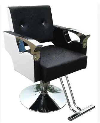 

Salon haircut salon chair with a stylish haircut barber stool stainless steel handrails hydraulic chair 957