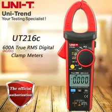 UNI-T UT216C 600A Frequency Capacitance Temperature&NCV Test Digital Clamp Meters True RMS Test AC DC Auto Range Multimeters uni t ut216c multimeters 600a true rms digital clamp meters auto range w frequency capacitance temperature ncv tester