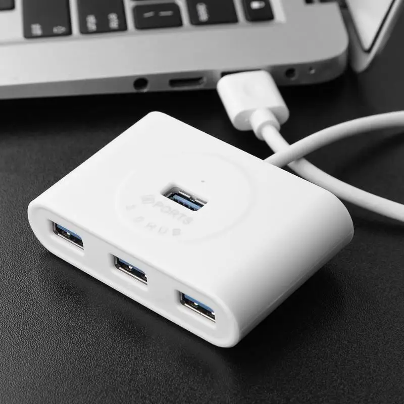 Высокоскоростной 5 Гбит/с 4 портами USB 3,0 концентратор переходник разветвитель конвертер для ноутбука