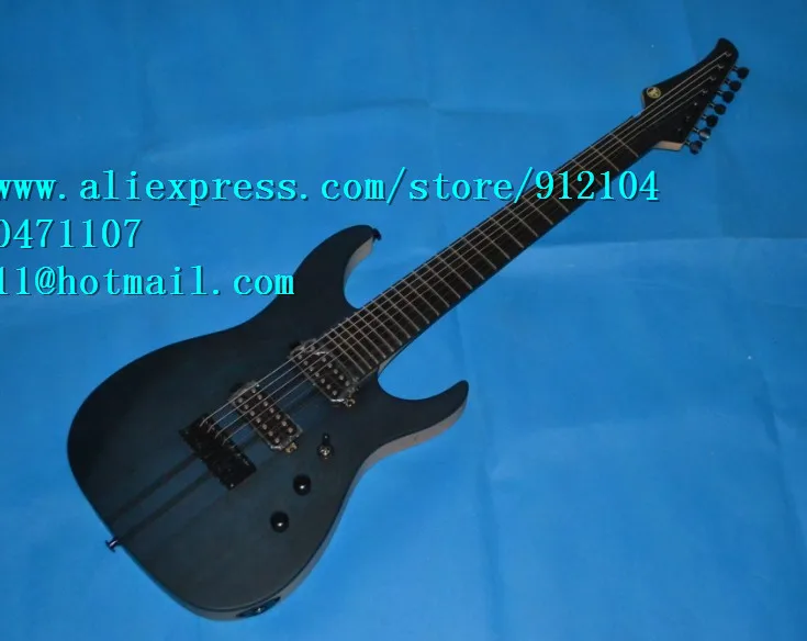 

free shipping retail new Big John 7-strings electric guitar with elm body across bridge music instrument F-1389
