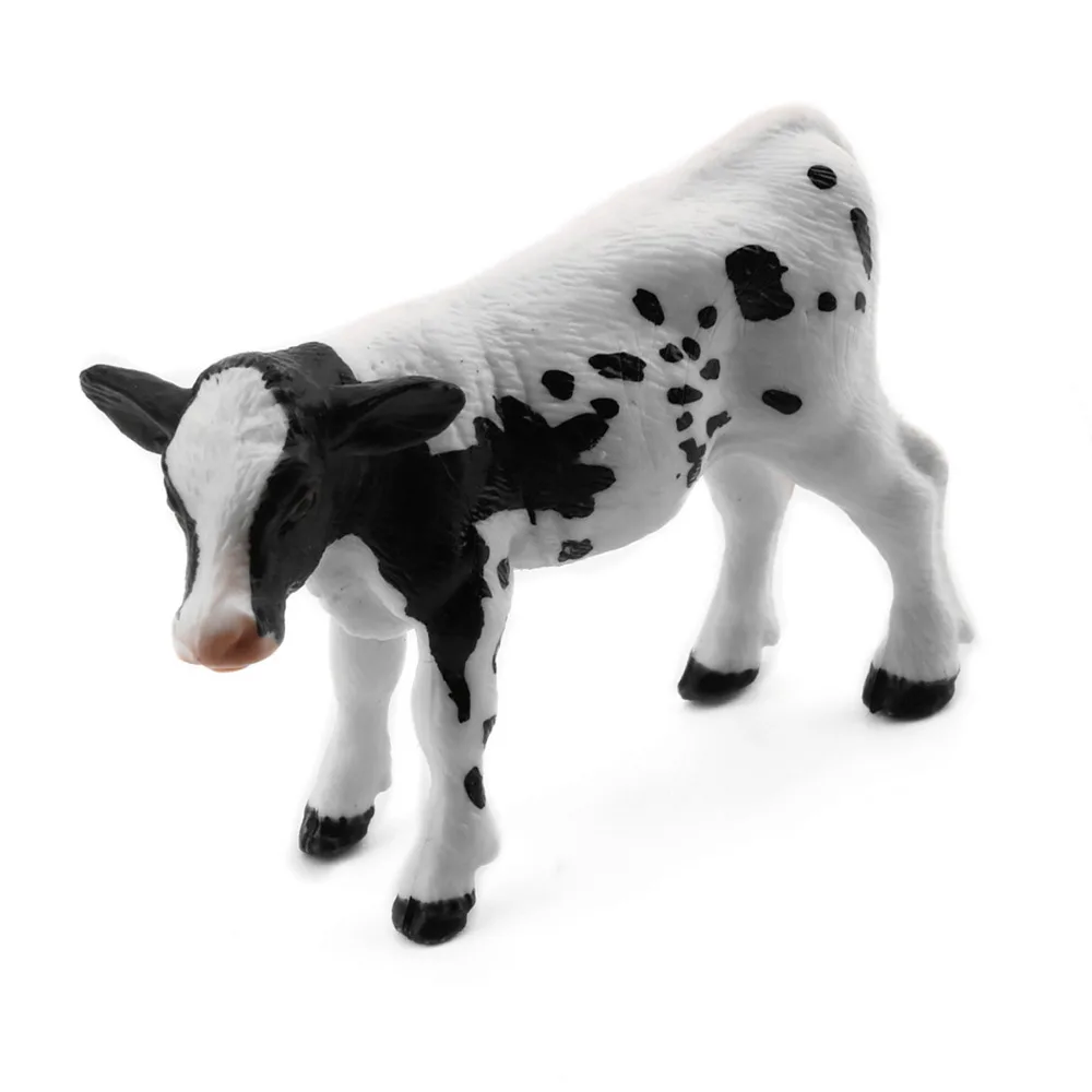 Reikirc Farm milk cow Animal figure toys solid simulation animals