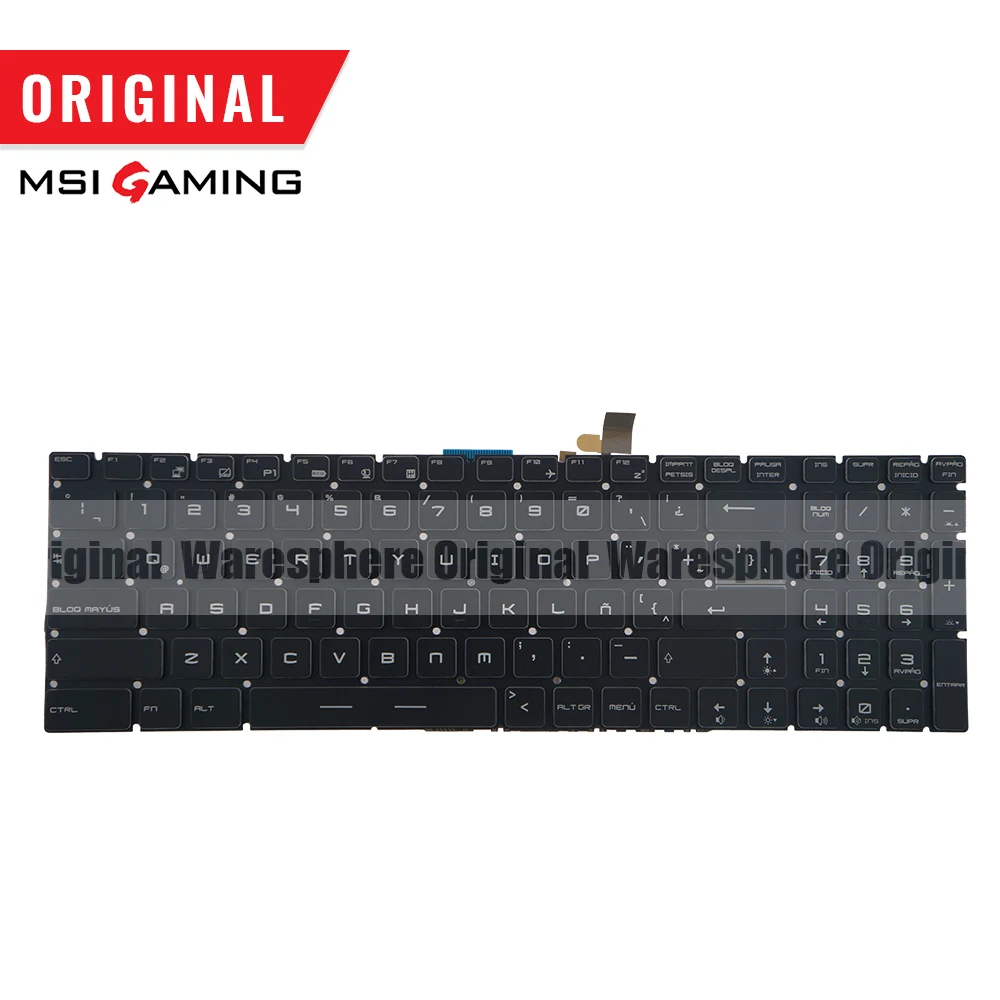 Латинской цветная клавиатура с подсветкой для MSI GE72 GE62 WS60 GS60 GS70 GT72 GP62 GP72 GT73VR V143422FK1 S1N-3E00211-SA0 ла