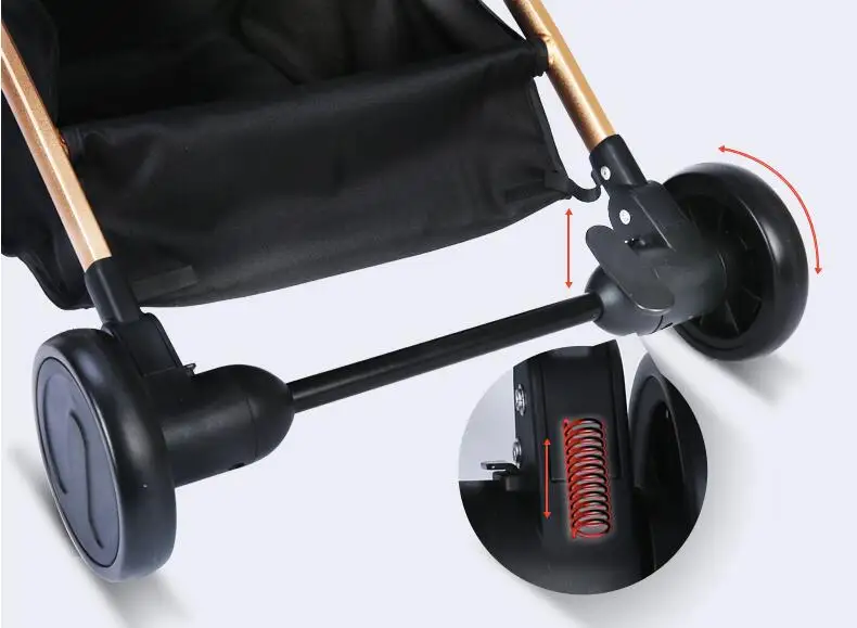 Original  Baby Stroller Trolley Car trolley Folding Baby Carriage Bebek Arabasi Buggy Lightweight Pram  Strolle