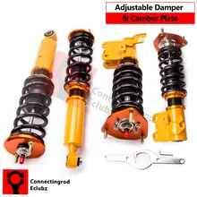 For Nissan Silvia 200SX S13 Adjustable Coilovers Damper Shock 89-93 240SX 200SX 180SX Suspension Struts adj. Damper Coilover