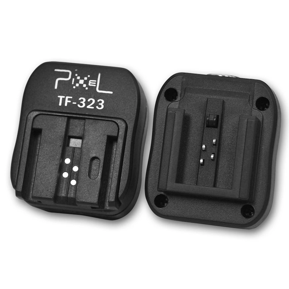 Pixel TF 323 TTL Вспышка Горячий башмак конвертер к ПК синхронизации гнездо адаптер для